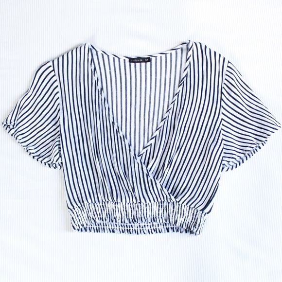 Cotton On Tops - Cotton On cropped crepe blouse